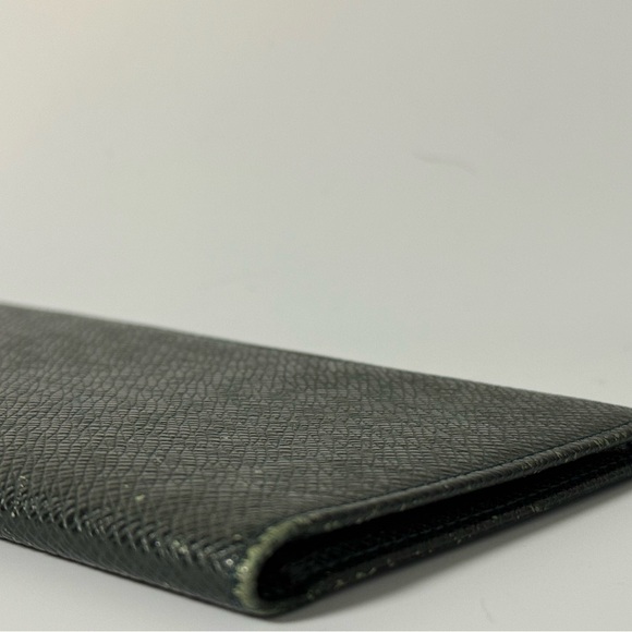 Louis Vuitton Taiga Leather Checkbook Cover Wallet Dark Green - Picture 7 of 11